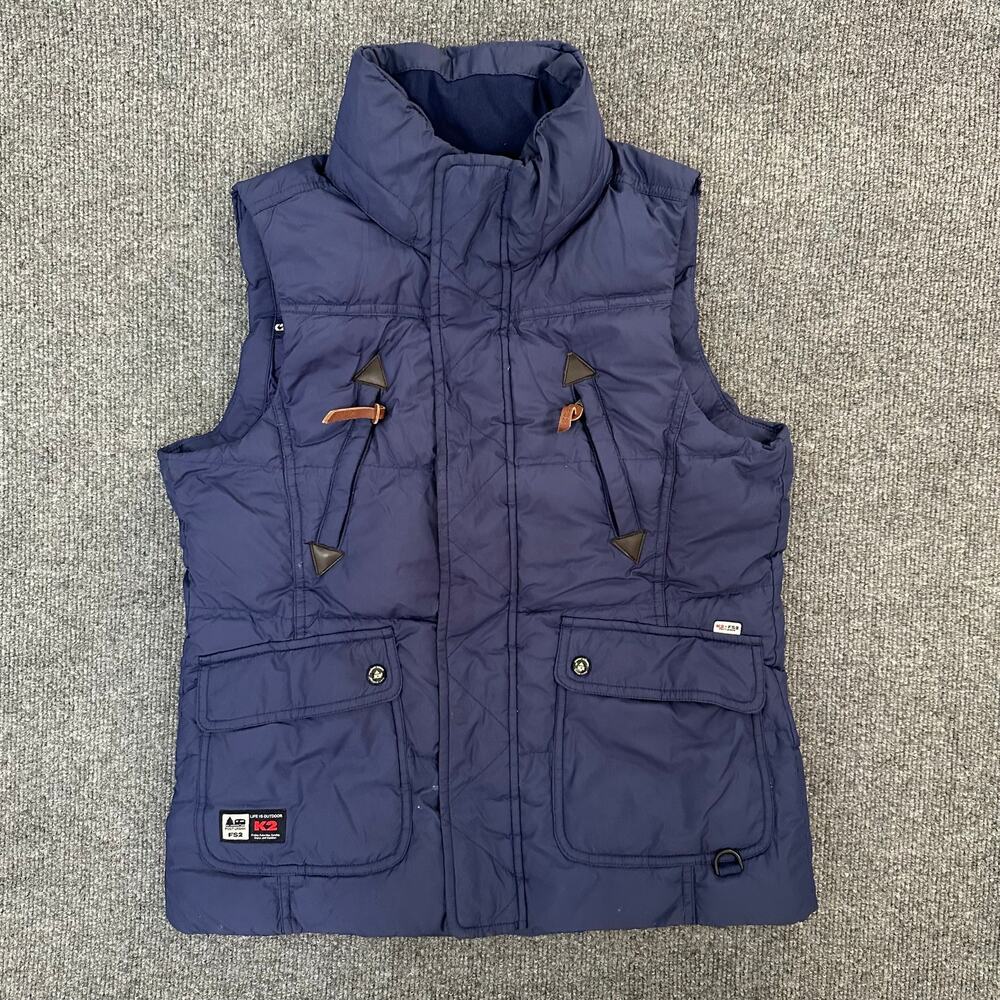 K2 FS2 Post Urban Down Filled Puffer Vest Retro Vtg Inspired Gorpcore Layer 90/S